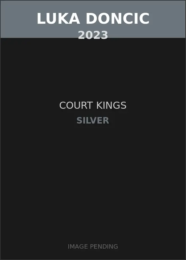 Luka Doncic 2023 Court Kings Silver Card