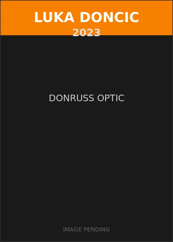 Luka Doncic 2023 Donruss Optic Card