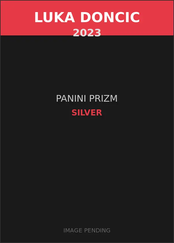 Luka Doncic 2023 Panini Prizm Silver Card
