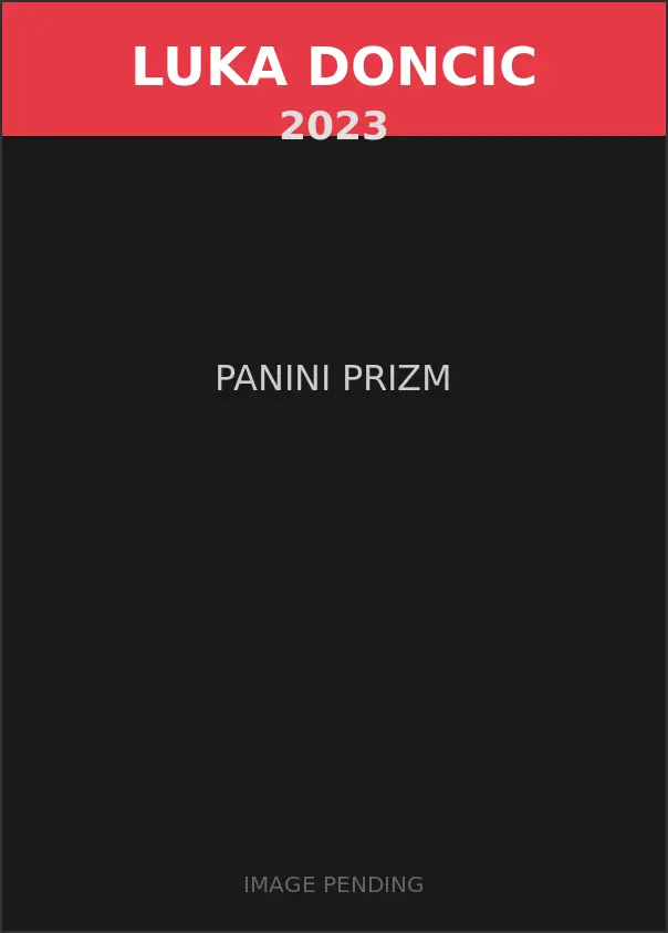 Luka Doncic 2023 Panini Prizm Card