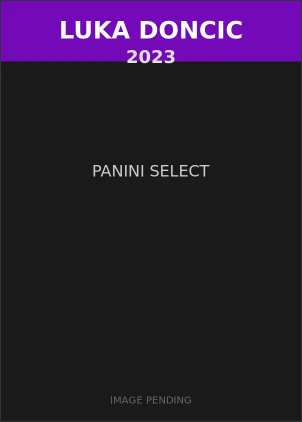 Luka Doncic 2023 Panini Select Card