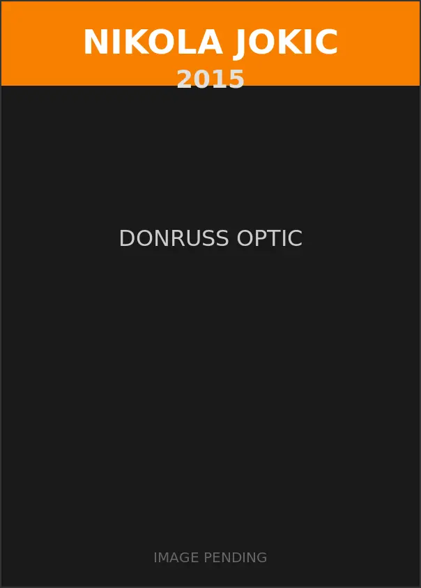 Nikola Jokic 2015 Donruss Optic Card