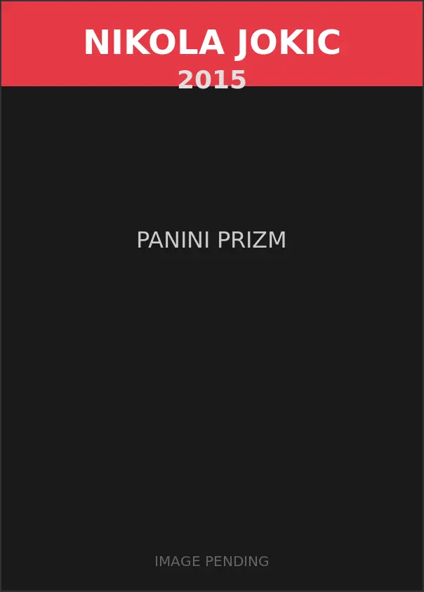 Nikola Jokic 2015 Panini Prizm Card