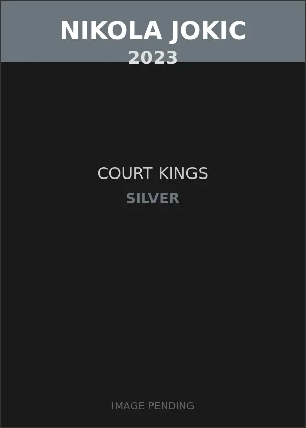 Nikola Jokic 2023 Court Kings Silver Card