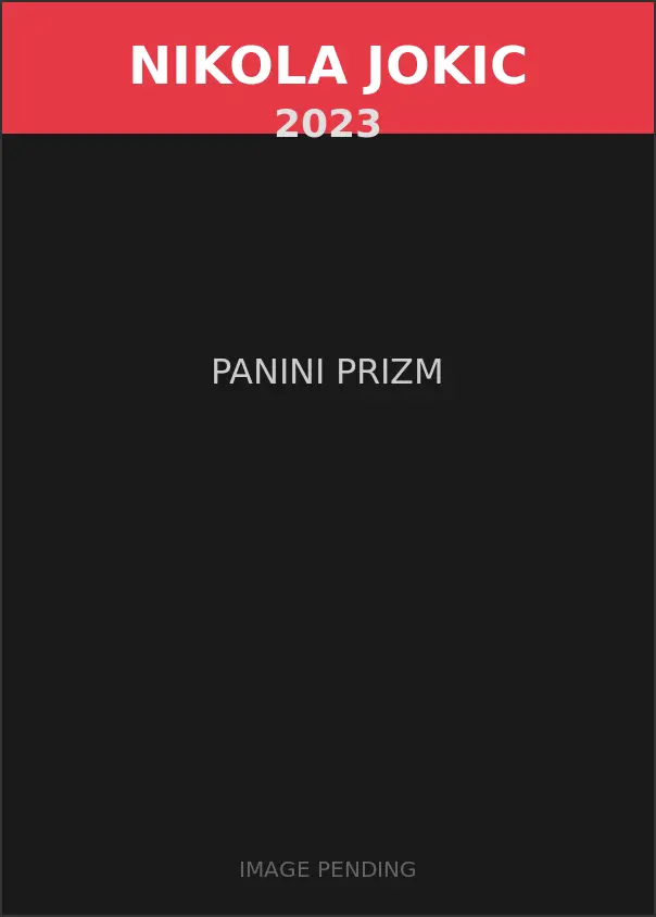 Nikola Jokic 2023 Panini Prizm Card