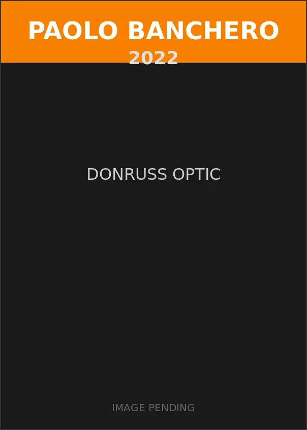 Paolo Banchero 2022 Donruss Optic Card