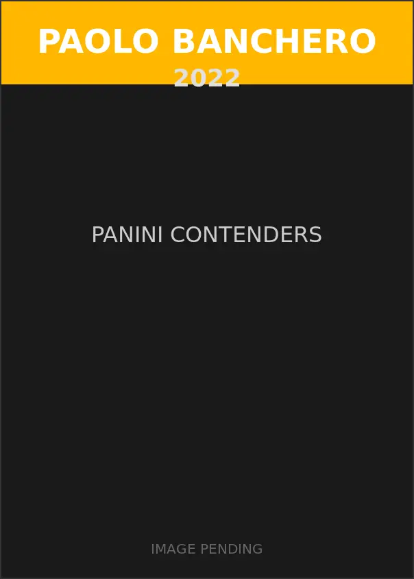 Paolo Banchero 2022 Panini Contenders Card