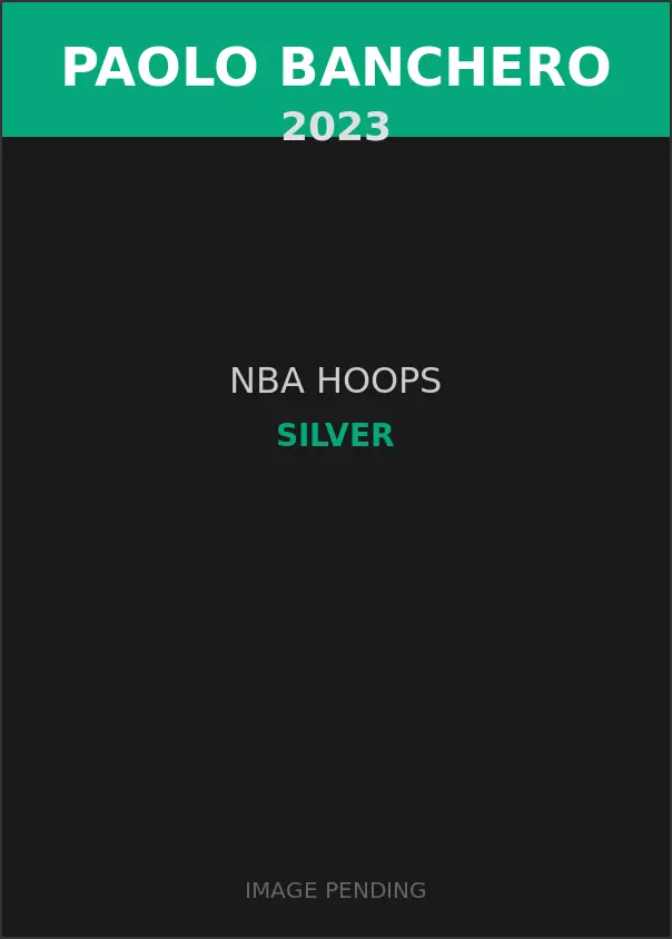Paolo Banchero 2023 NBA Hoops Silver Card