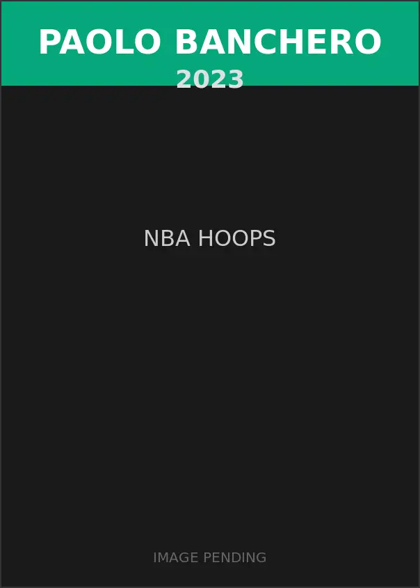 Paolo Banchero 2023 NBA Hoops Card