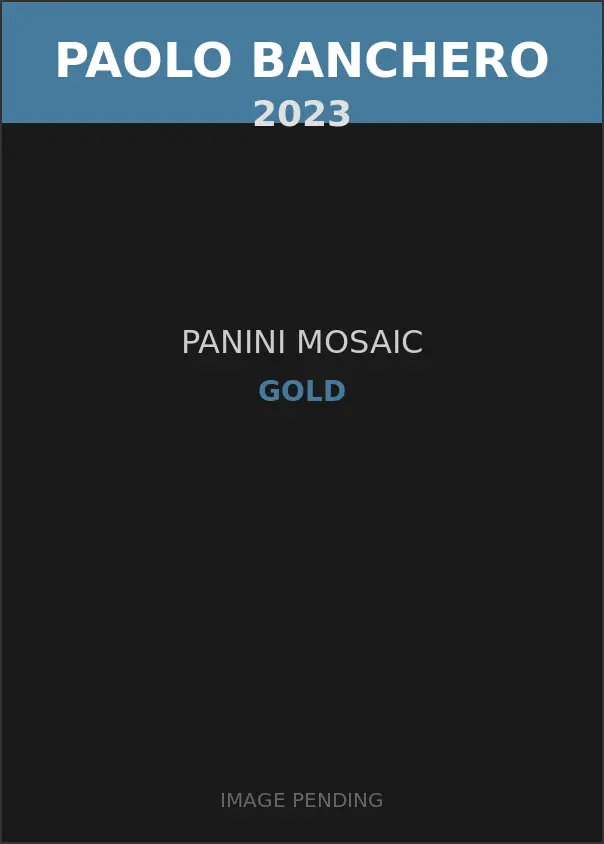Paolo Banchero 2023 Panini Mosaic Gold Card