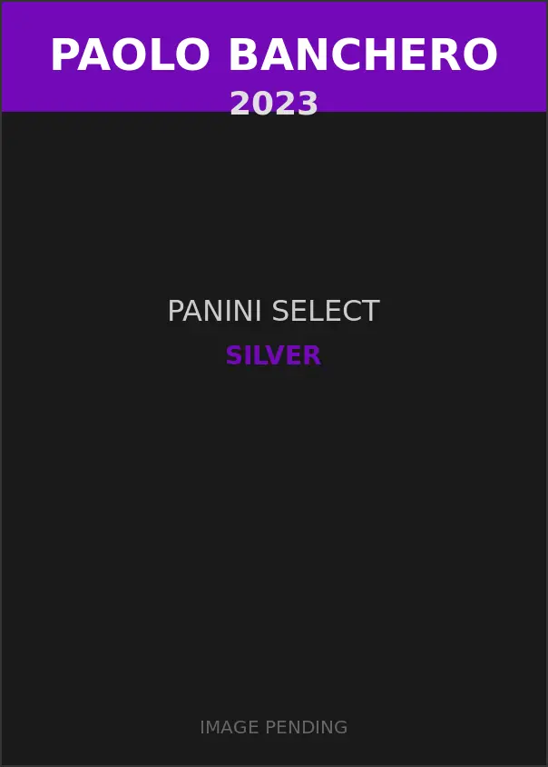 Paolo Banchero 2023 Panini Select Silver Card