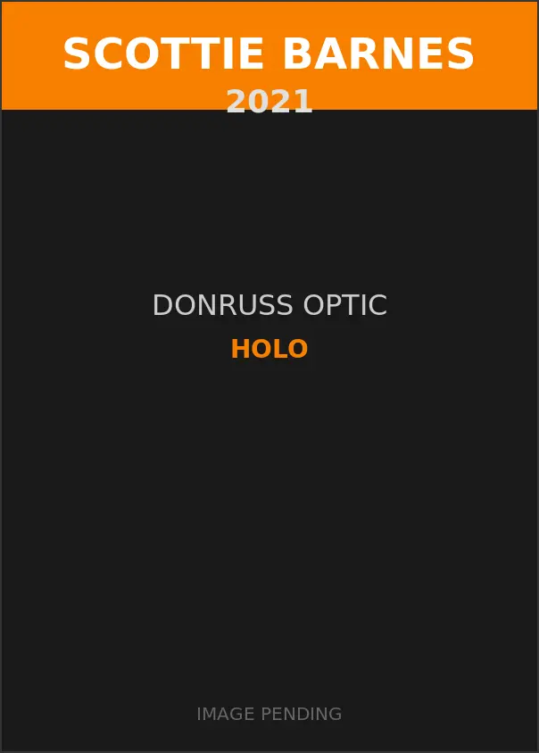 Scottie Barnes 2021 Donruss Optic Holo Card