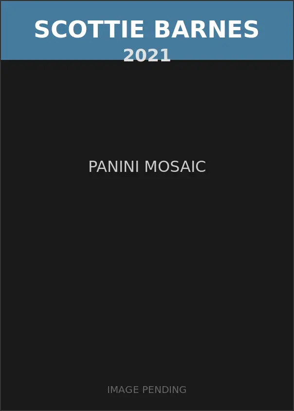 Scottie Barnes 2021 Panini Mosaic Card