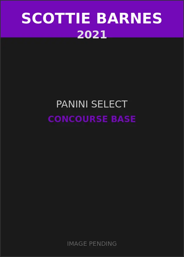 Scottie Barnes 2021 Panini Select Concourse Base Card