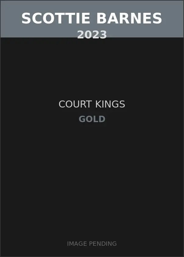 Scottie Barnes 2023 Court Kings Gold Card