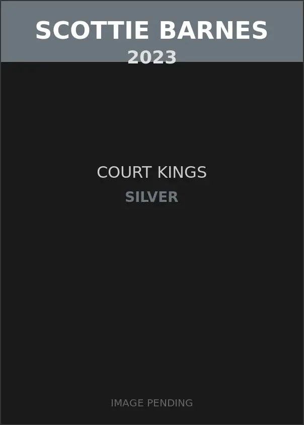 Scottie Barnes 2023 Court Kings Silver Card