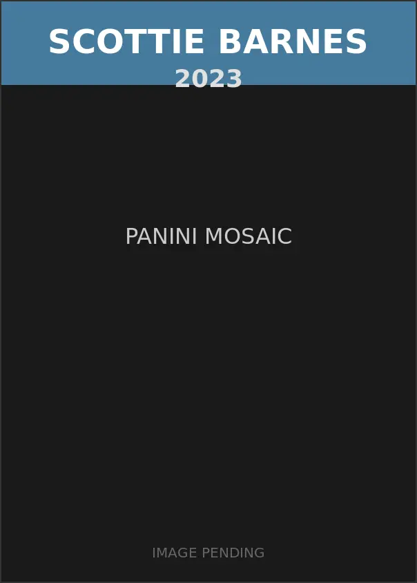 Scottie Barnes 2023 Panini Mosaic Card