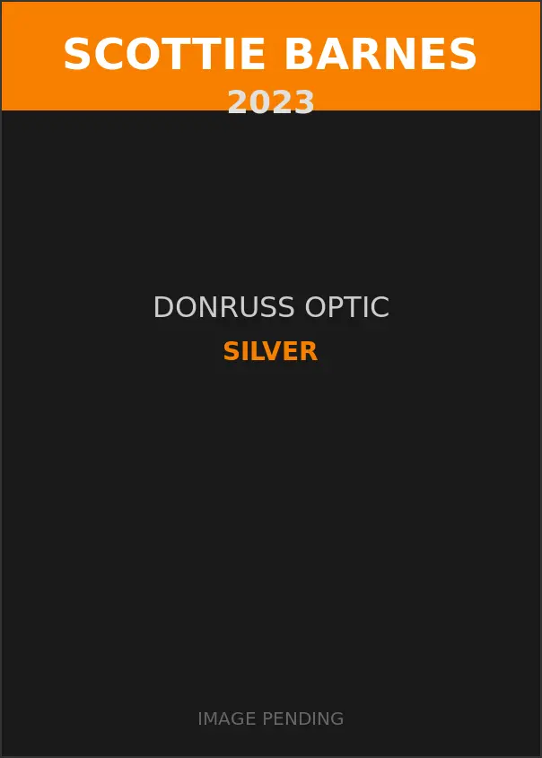 Scottie Barnes 2023 Donruss Optic Silver Card