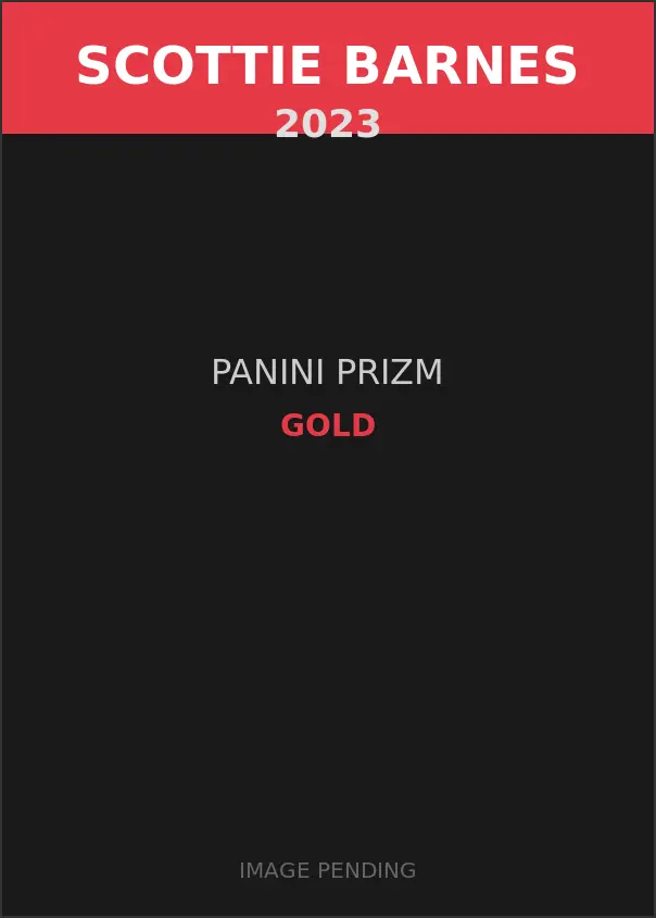 Scottie Barnes 2023 Panini Prizm Gold Card