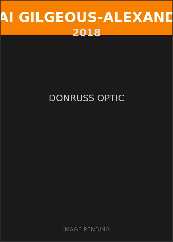 Shai Gilgeous-Alexander 2018 Donruss Optic Card