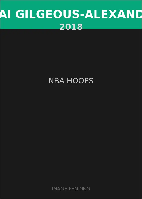 Shai Gilgeous-Alexander 2018 NBA Hoops Card