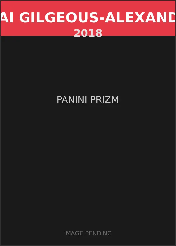 Shai Gilgeous-Alexander 2018 Panini Prizm Card
