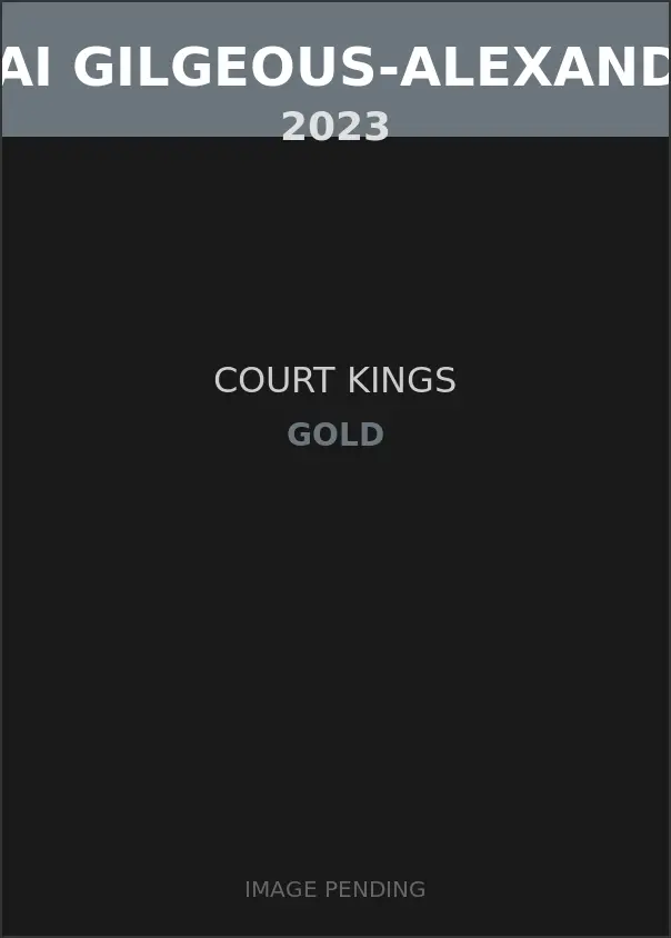Shai Gilgeous-Alexander 2023 Court Kings Gold Card