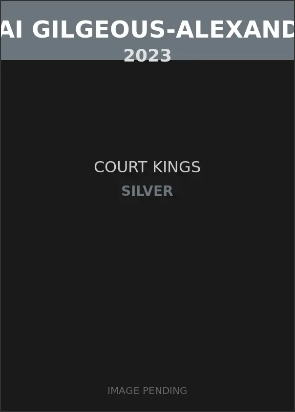 Shai Gilgeous-Alexander 2023 Court Kings Silver Card