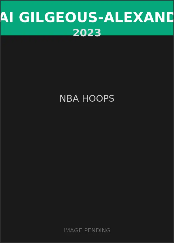 Shai Gilgeous-Alexander 2023 NBA Hoops Card