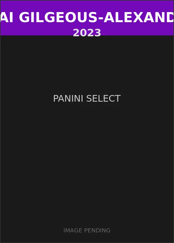 Shai Gilgeous-Alexander 2023 Panini Select Card