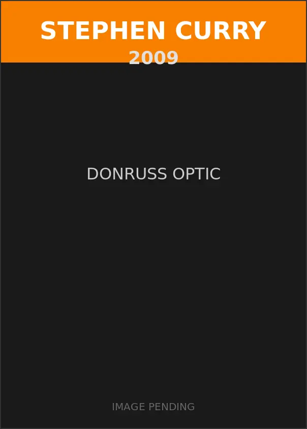 Stephen Curry 2009 Donruss Optic Card