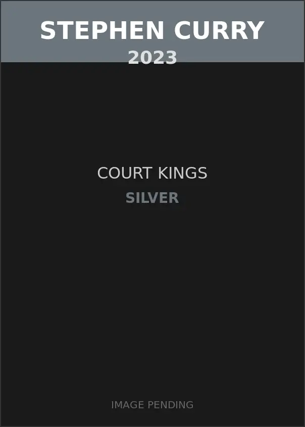 Stephen Curry 2023 Court Kings Silver Card