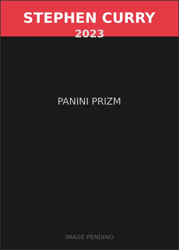 Stephen Curry 2023 Panini Prizm Card