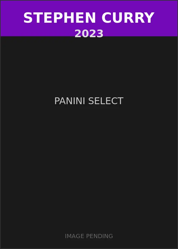 Stephen Curry 2023 Panini Select Card