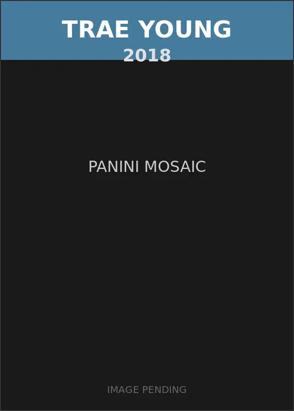 Trae Young 2018 Panini Mosaic Card