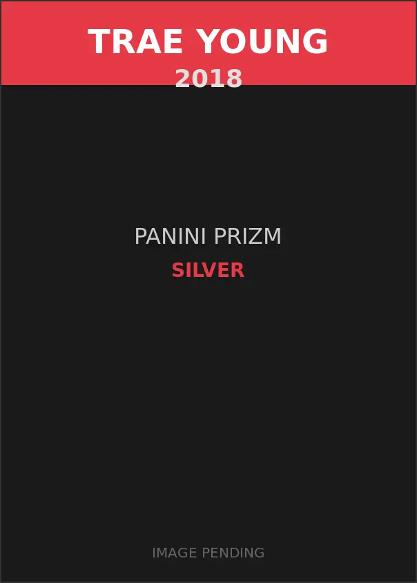 Trae Young 2018 Panini Prizm Silver Card
