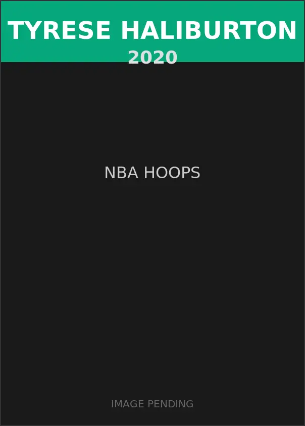 Tyrese Haliburton 2020 NBA Hoops Card