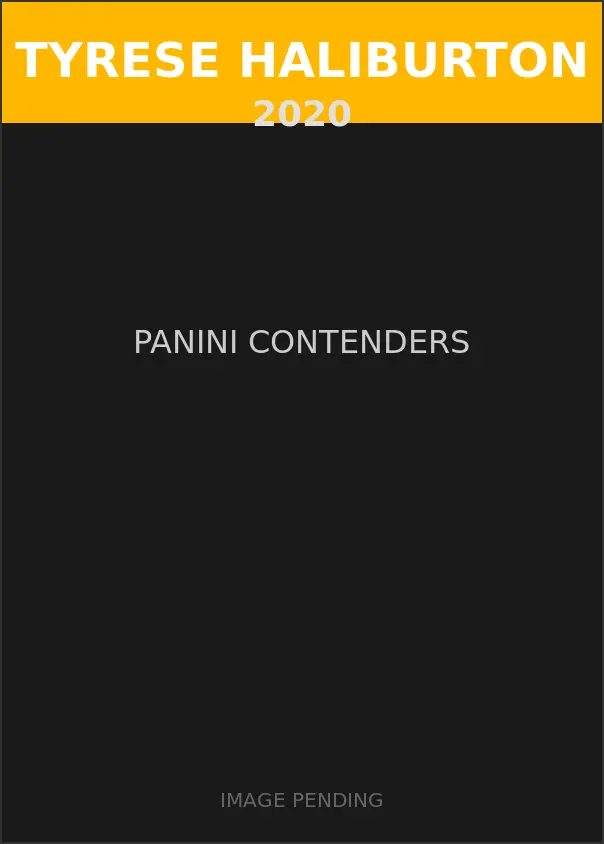 Tyrese Haliburton 2020 Panini Contenders Card