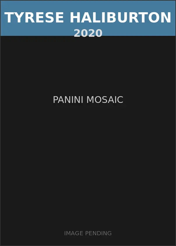 Tyrese Haliburton 2020 Panini Mosaic Card