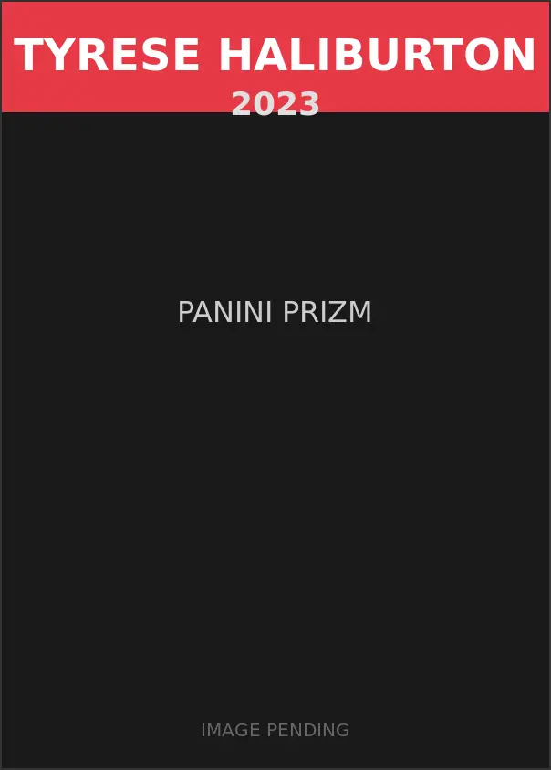 Tyrese Haliburton 2023 Panini Prizm Card