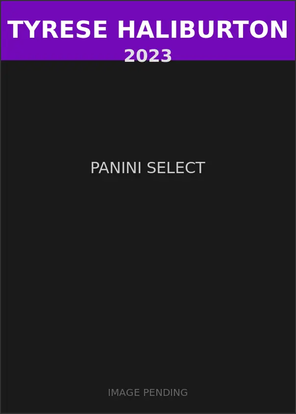 Tyrese Haliburton 2023 Panini Select Card