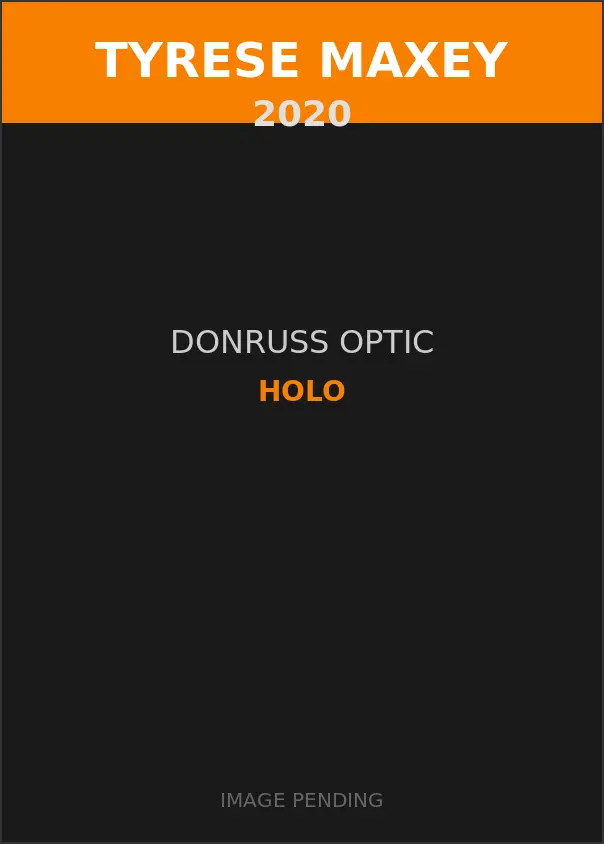 Tyrese Maxey 2020 Donruss Optic Holo Card