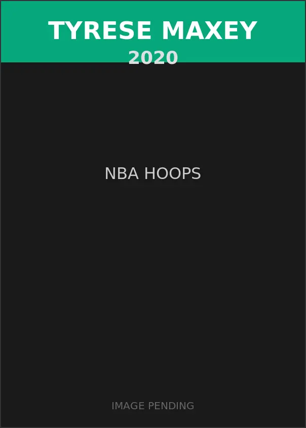 Tyrese Maxey 2020 NBA Hoops Card