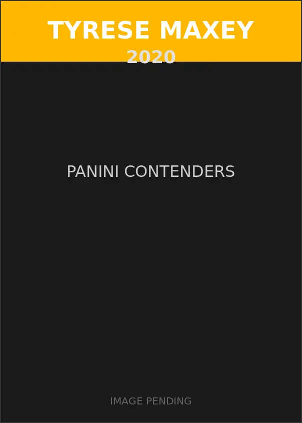 Tyrese Maxey 2020 Panini Contenders Card