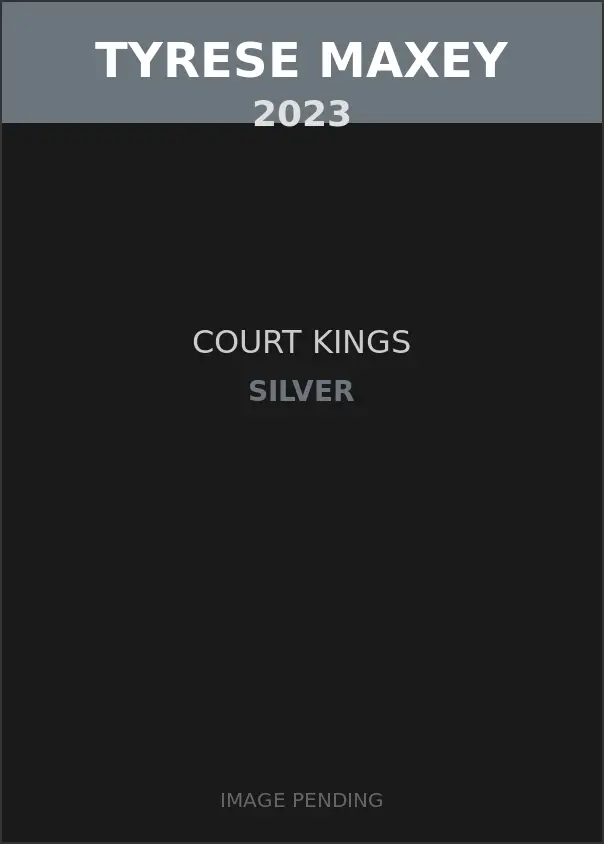 Tyrese Maxey 2023 Court Kings Silver Card