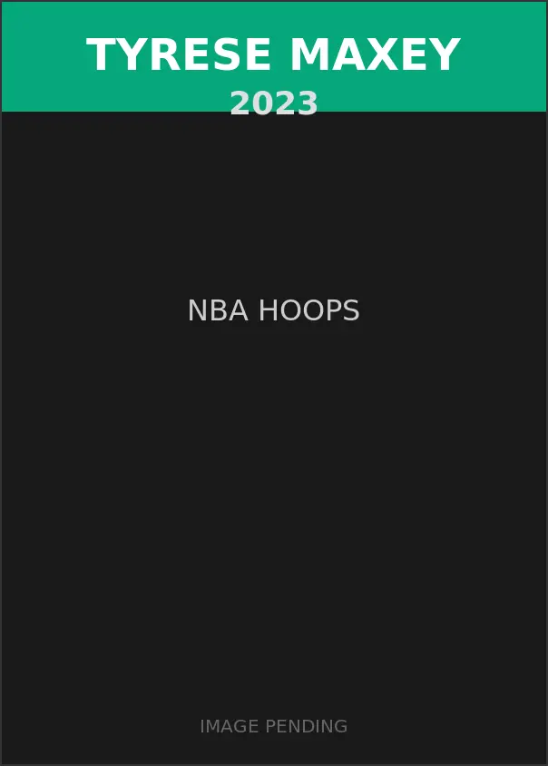 Tyrese Maxey 2023 NBA Hoops Card