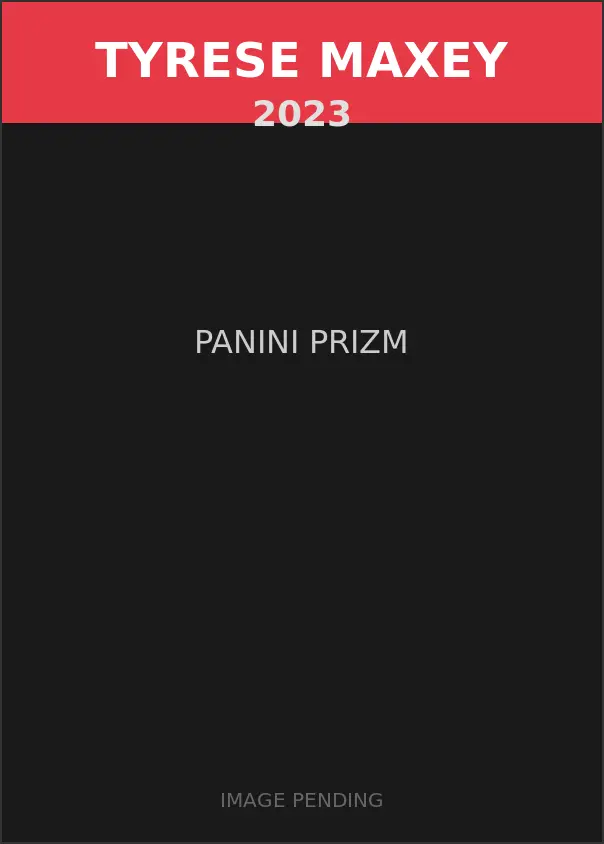 Tyrese Maxey 2023 Panini Prizm Card