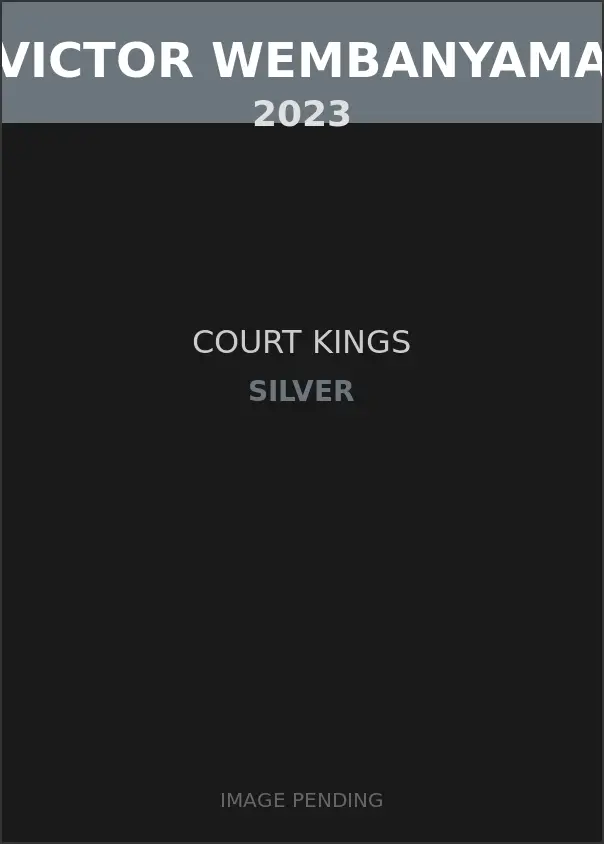 Victor Wembanyama 2023 Court Kings Silver Card