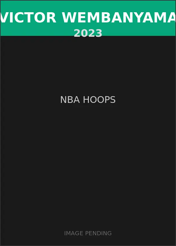 Victor Wembanyama 2023 NBA Hoops Card