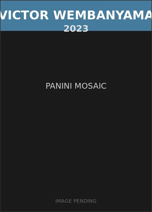 Victor Wembanyama 2023 Panini Mosaic Card